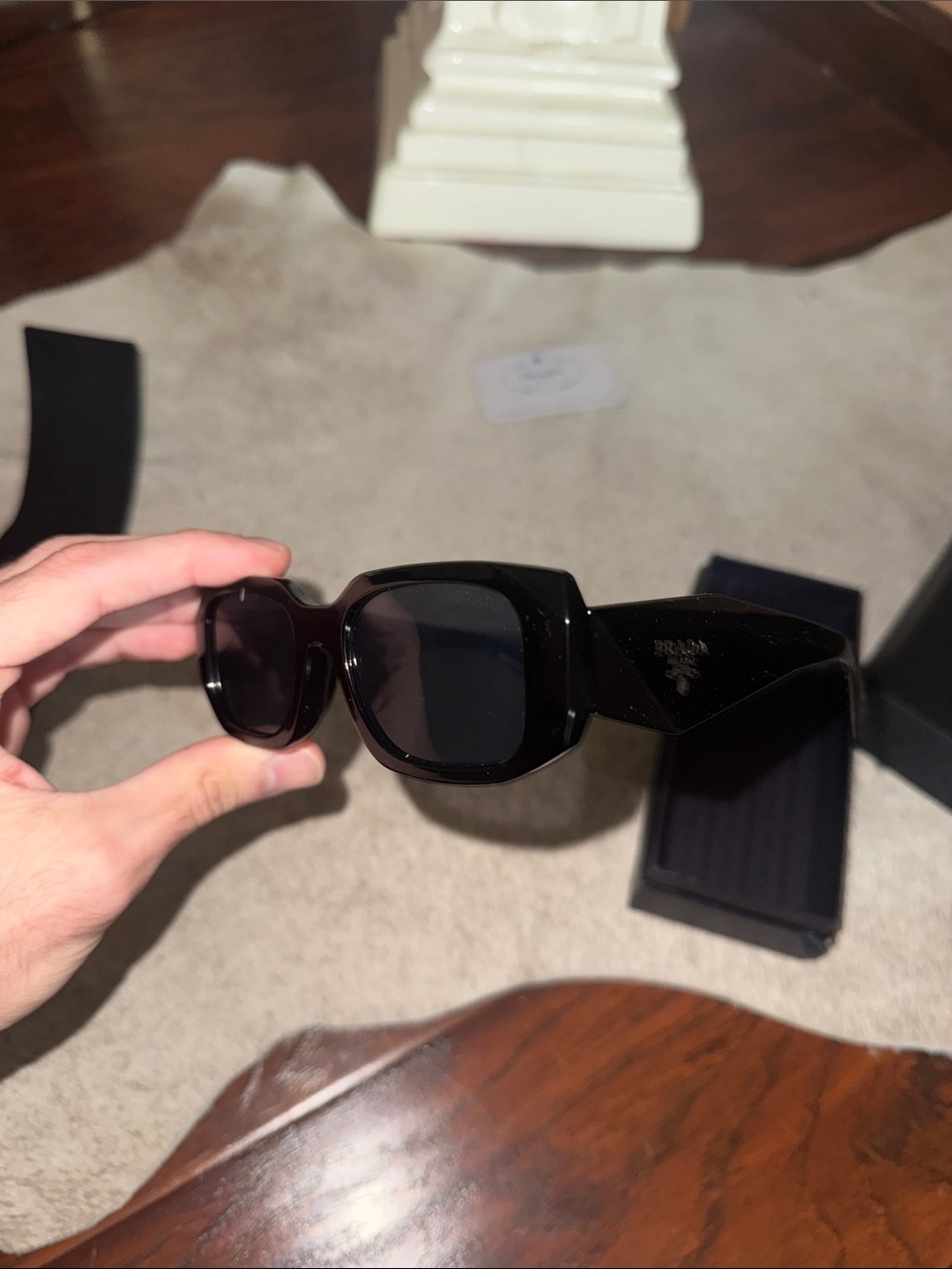 Prada Black Symbole Sunglasses - Picture 14 of 14